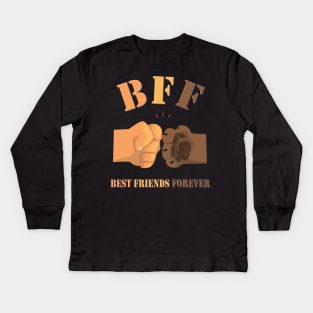 Best Friends Shirt, BFF Shirt, Dog Dad Mom Shirt, Bestie Shirt, Dab Shirts, Give Me Some Props Shirt, Funny Gift For Best Friend Kids Long Sleeve T-Shirt